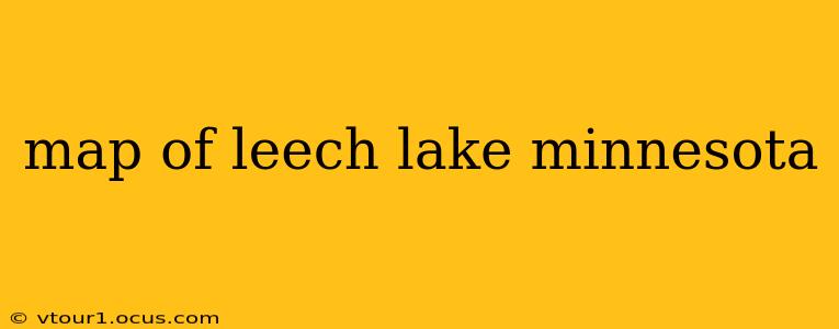 map of leech lake minnesota