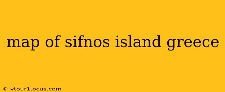 map of sifnos island greece