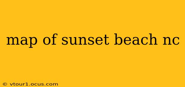 map of sunset beach nc
