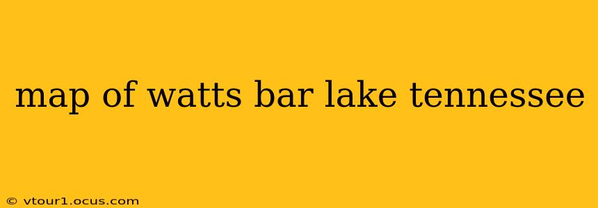 map of watts bar lake tennessee