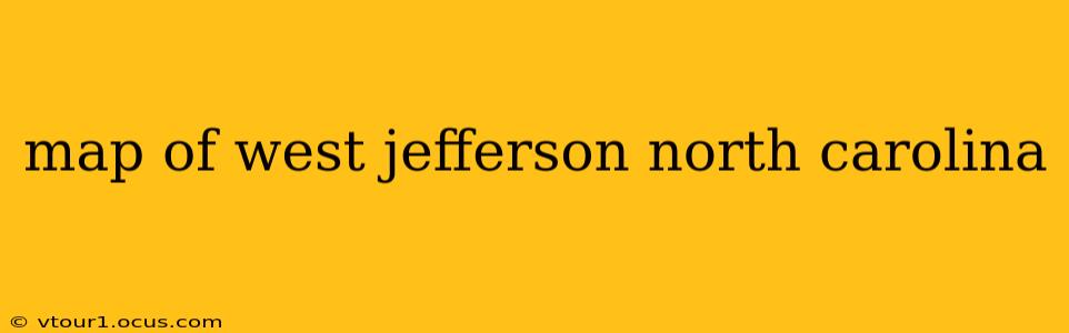 map of west jefferson north carolina