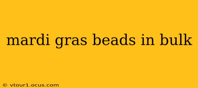 mardi gras beads in bulk