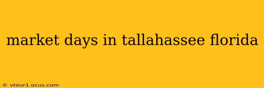market days in tallahassee florida