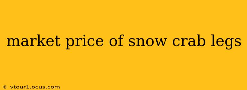 market price of snow crab legs