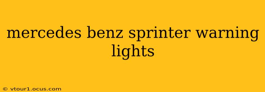 mercedes benz sprinter warning lights