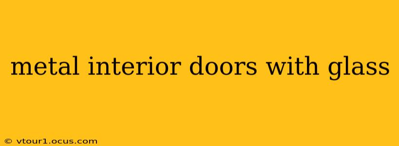 metal interior doors with glass