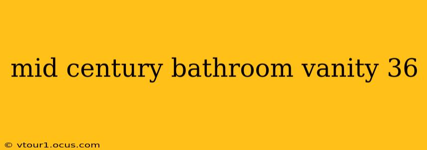 mid century bathroom vanity 36