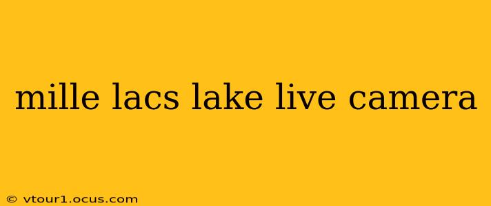 mille lacs lake live camera