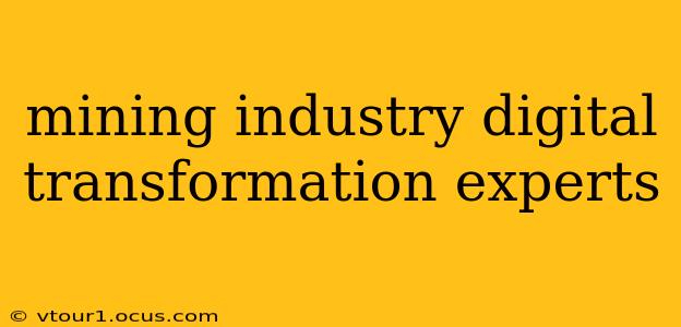 mining industry digital transformation experts