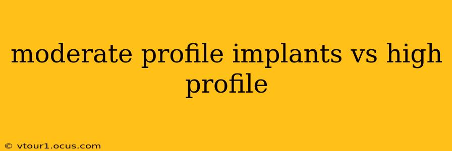 moderate profile implants vs high profile