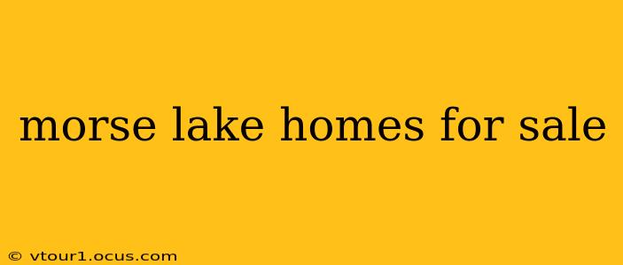 morse lake homes for sale
