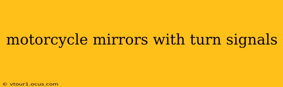 motorcycle mirrors with turn signals