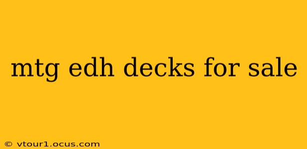 mtg edh decks for sale
