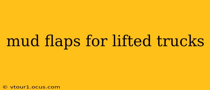 mud flaps for lifted trucks