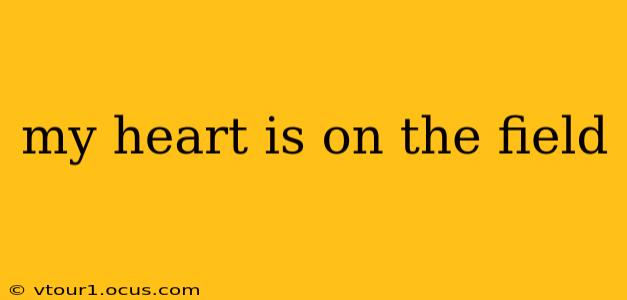 my heart is on the field