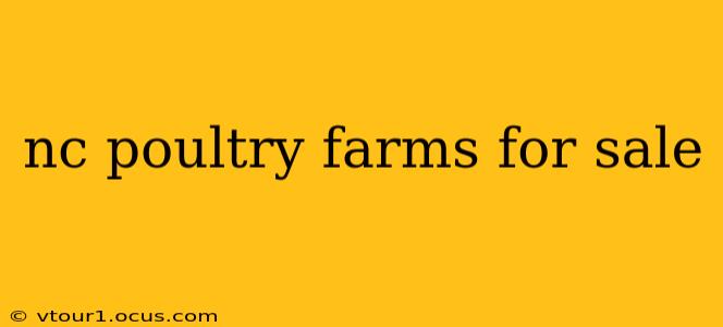 nc poultry farms for sale