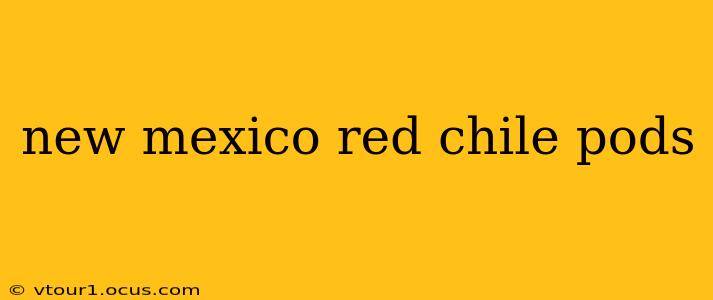 new mexico red chile pods