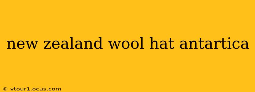 new zealand wool hat antartica
