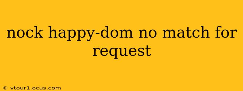 nock happy-dom no match for request