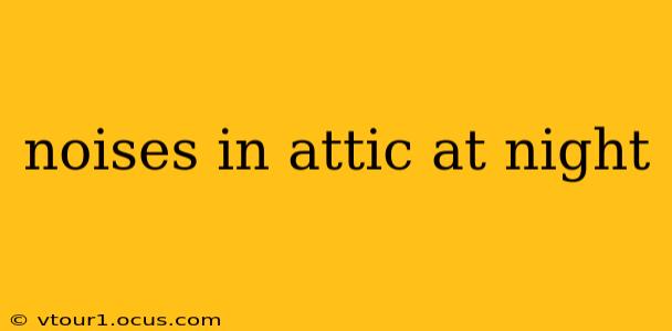 noises in attic at night