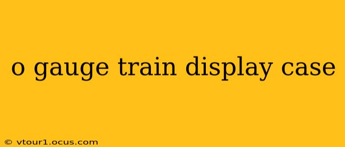 o gauge train display case