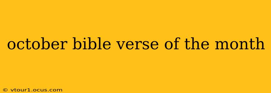 october bible verse of the month