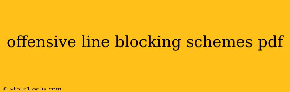 offensive line blocking schemes pdf