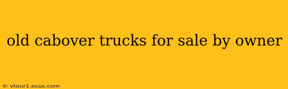 old cabover trucks for sale by owner