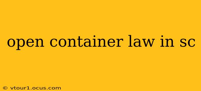 open container law in sc