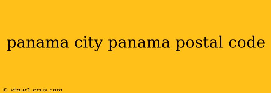 panama city panama postal code