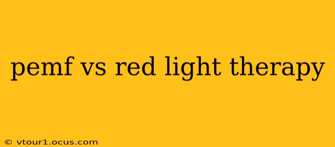 pemf vs red light therapy