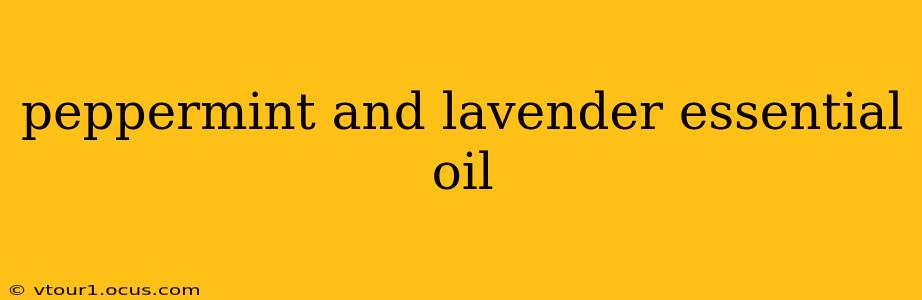 peppermint and lavender essential oil