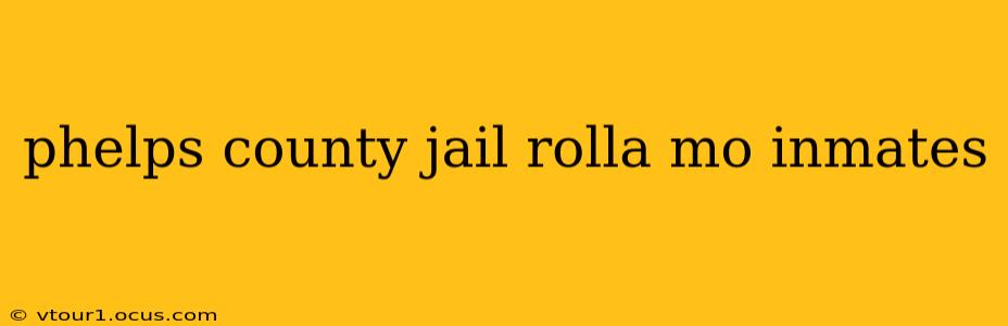 phelps county jail rolla mo inmates