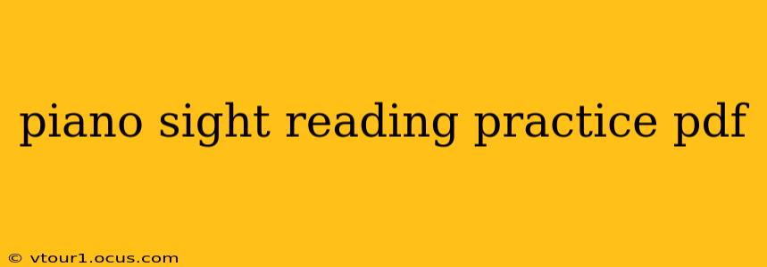 piano sight reading practice pdf