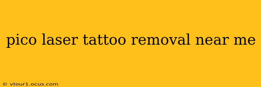pico laser tattoo removal near me