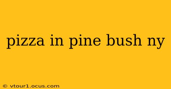 pizza in pine bush ny