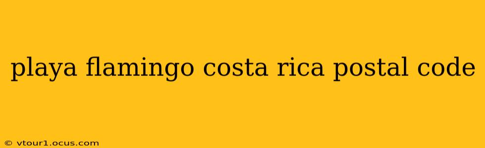 playa flamingo costa rica postal code