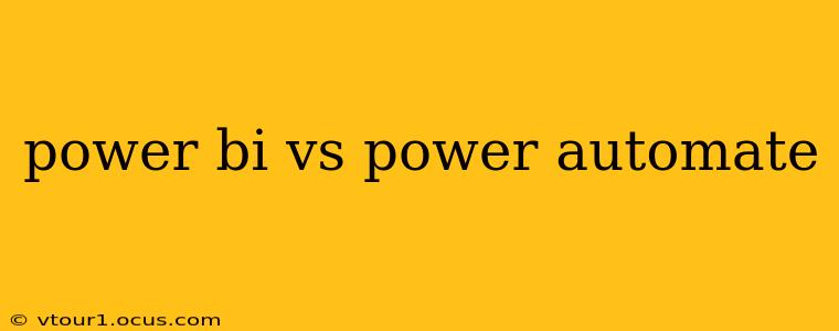 power bi vs power automate