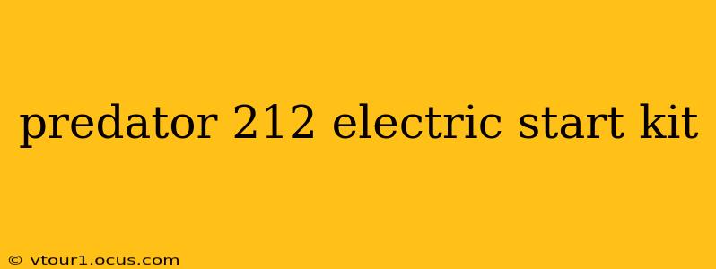 predator 212 electric start kit