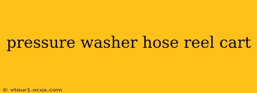 pressure washer hose reel cart