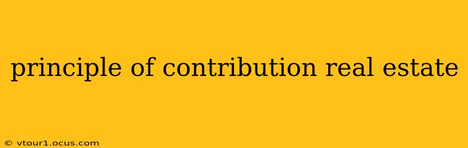 principle of contribution real estate