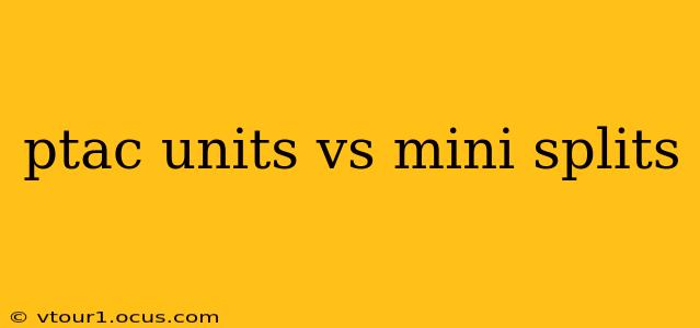 ptac units vs mini splits