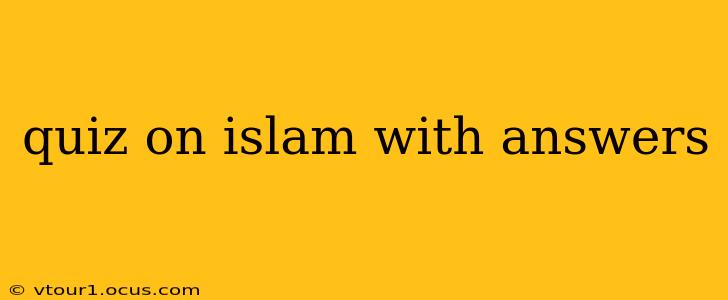 quiz on islam with answers