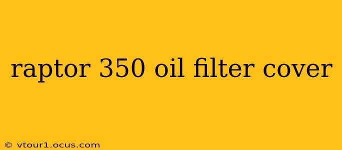 raptor 350 oil filter cover