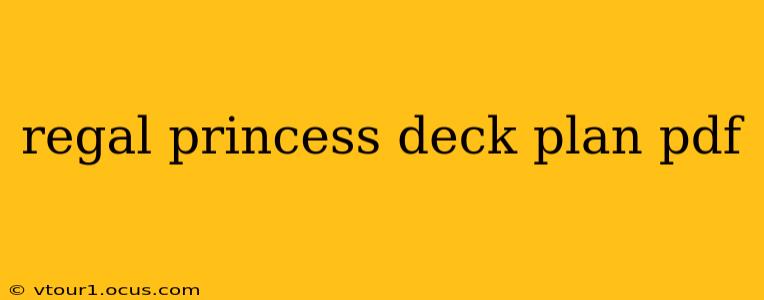 regal princess deck plan pdf