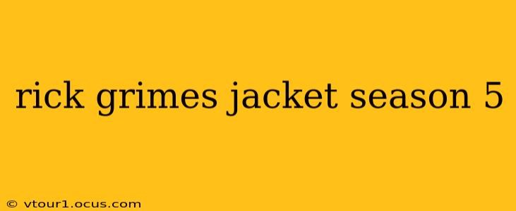 rick grimes jacket season 5