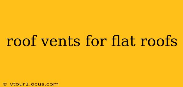 roof vents for flat roofs