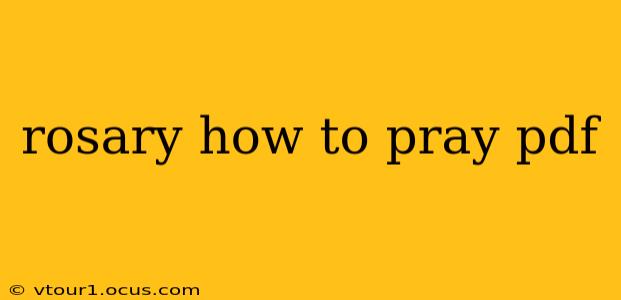 rosary how to pray pdf