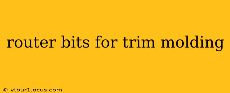 router bits for trim molding