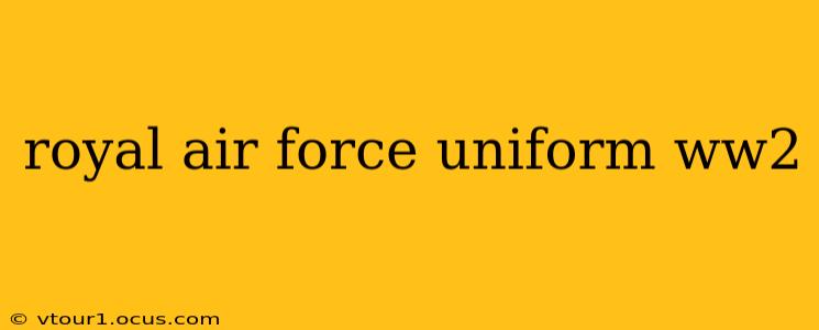royal air force uniform ww2